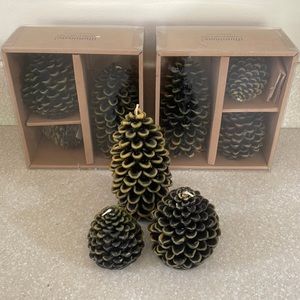 Pine one holiday candles